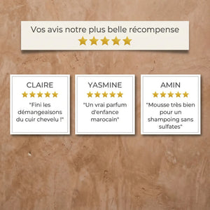 Avis clients shampoing argan fleur d'oranger Oriental Treasure