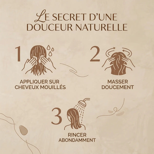 Conseils utilisation shampoing argan fleur d'oranger massage cuir chevelu