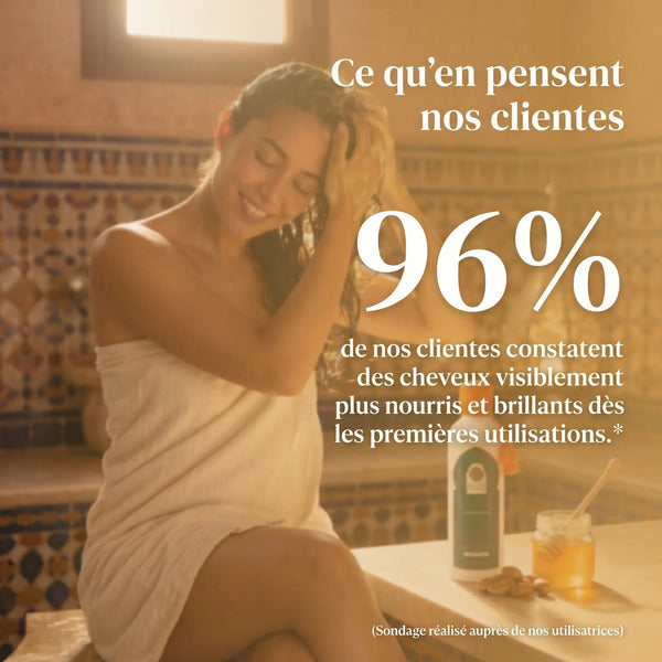 Satisfaction clientes shampoing argan miel quotidien parfum gourmand
